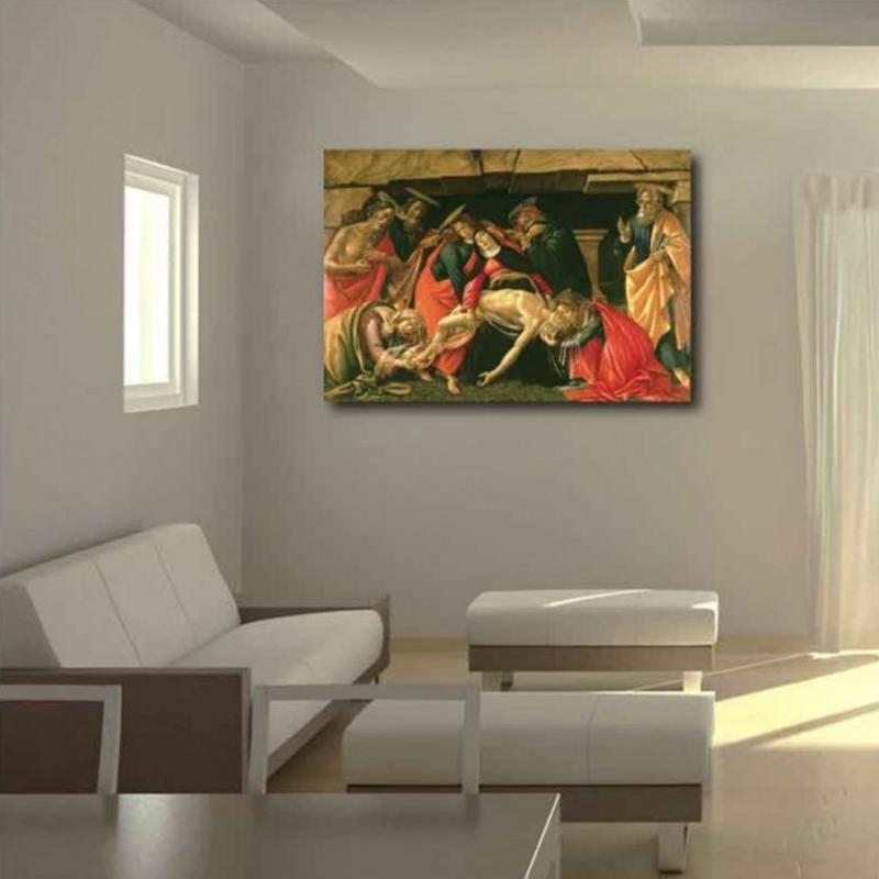 Πίνακας σε καμβά Sandro Botticelli - Lamentation of Christ